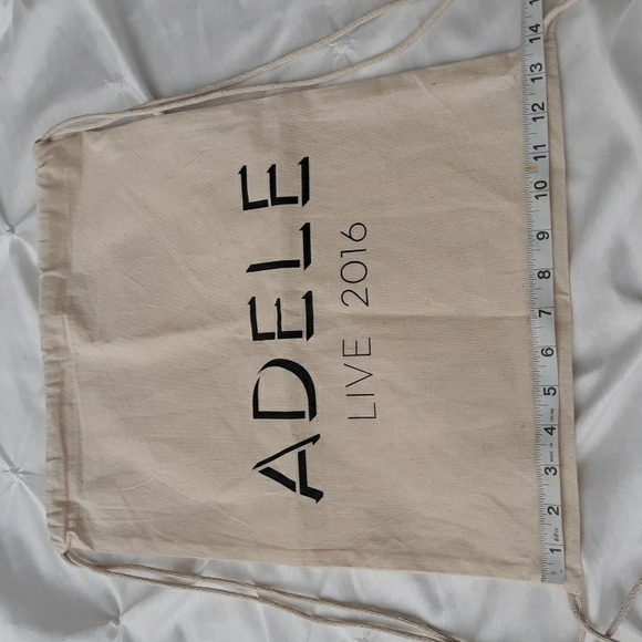 Adele Live 2016 Concert Cotton Drawstring Bag Backpack - Picture 6 of 14
